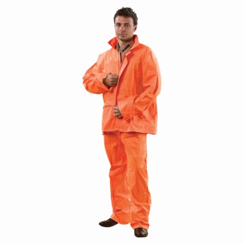 PRO HI VIS ORANGE RAIN SUIT 2XL